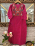 pure-cotton-handloom-hand-embroidered-kurta-rani-pink-1