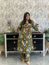 pure-cotton-ikkat-print-a-line-co-ord-set-green-1