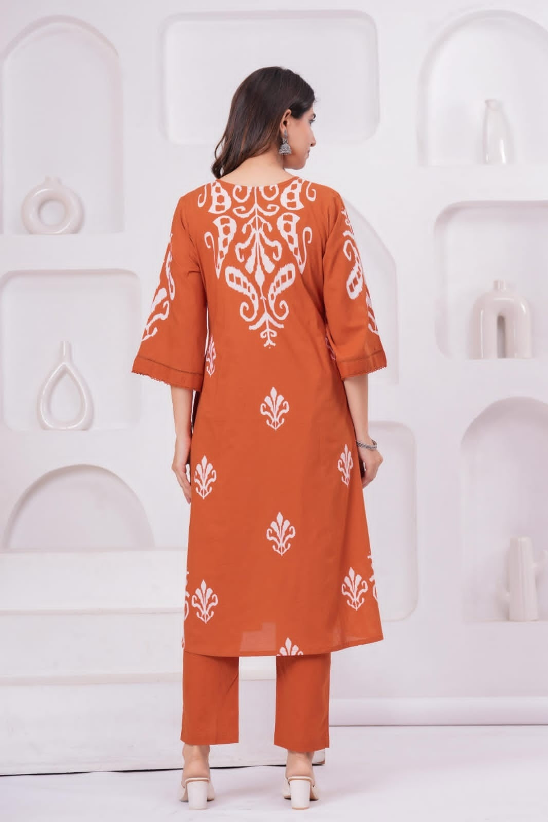 pure-cotton-ikkat-print-suit-set-rust-3