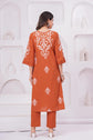 pure-cotton-ikkat-print-suit-set-rust-3