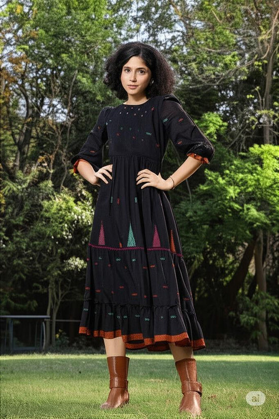 pure-cotton-jamdani-dress-with-inner-black-1
