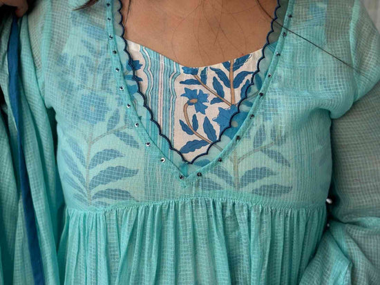 pure-cotton-kota-doria-a--line-suit-with-block-print-inner-paired-with-kota-doria-dupatta-sky-blue-2