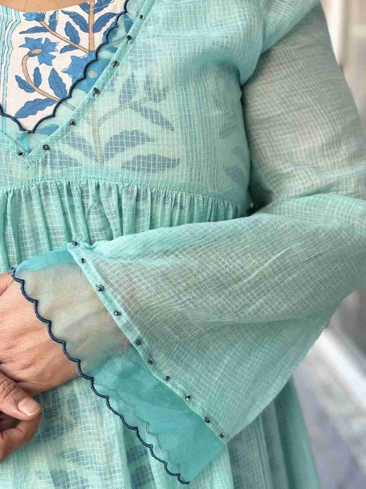 pure-cotton-kota-doria-a--line-suit-with-block-print-inner-paired-with-kota-doria-dupatta-sky-blue-3