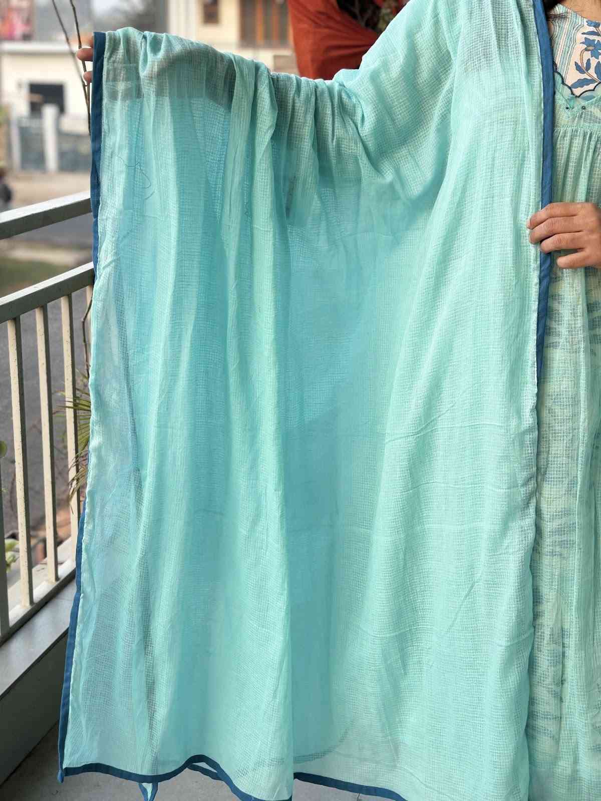 pure-cotton-kota-doria-a--line-suit-with-block-print-inner-paired-with-kota-doria-dupatta-sky-blue-4