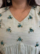 pure-cotton-kota-hand-embroidered-dress-with-lining-green-2