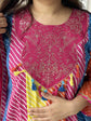 pure-cotton-lehariya-embroidered-anarkali-paired-with-organza-dupatta-rani-2