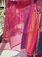 pure-cotton-lehariya-embroidered-anarkali-paired-with-organza-dupatta-rani-4