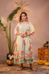 pure-cotton-pichwai-print-shrug-style-dress-with-tassels-green-1