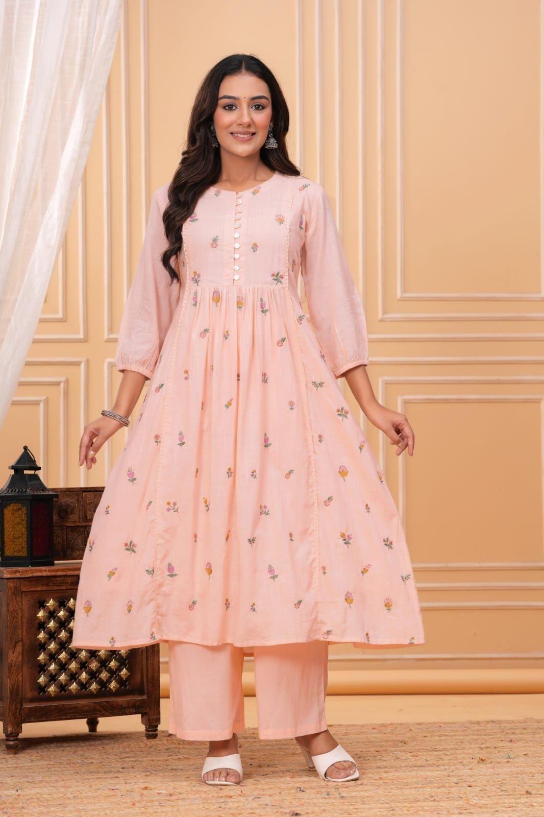 pure-cotton-printed-a-line-pant-set-pink-2