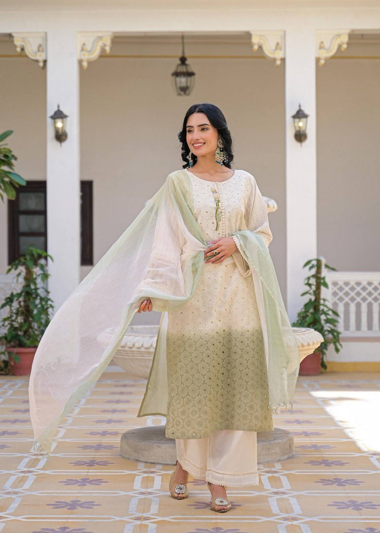 pure-cotton-schiffili-embroidered-straight-fit-suit-set-paired-with-kota-doria-ombre-shade-dupatta-green-1