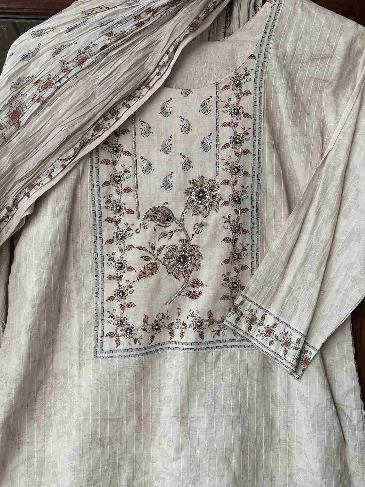 pure-cotton-shadow-print-hand-embroidered-straight-fit-suit-set-paired-with-crushed-cotton-stole-width-dupatta-beige-2