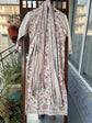 Pure Cotton Shadow Print Hand Embroidered Straight Fit Suit Set Paired With Crushed Cotton Stole Width Dupatta in Beige
