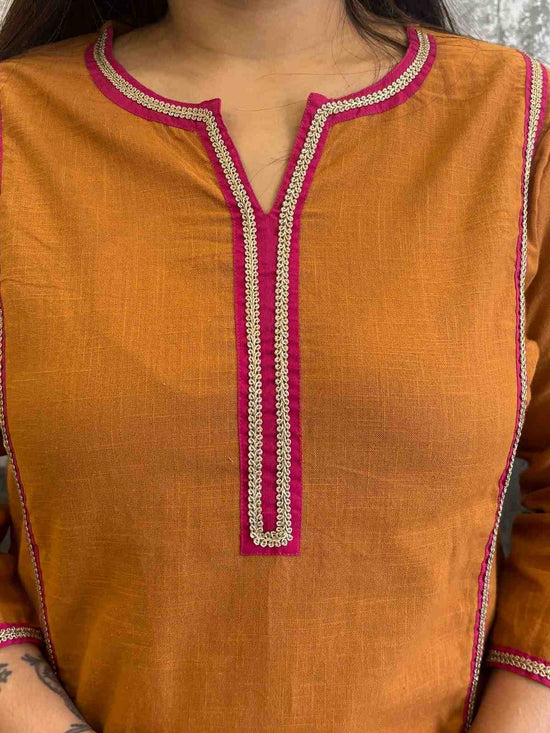 pure-cotton-slub-panelled-pant-set-with-front-back-gota-work-pockets-2