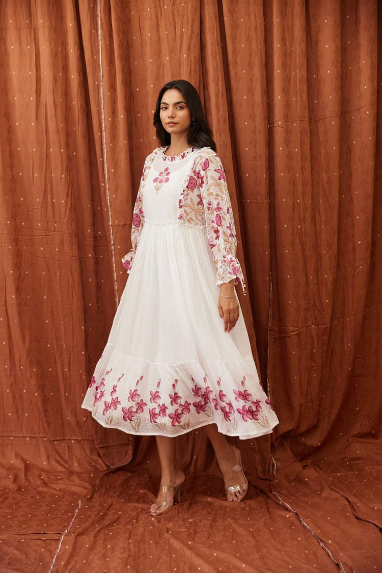pure-cotton-soft-kota-check-hand-block-dress-with-inner-dark-pink-2