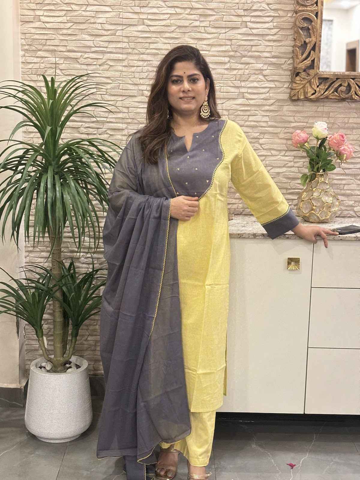 pure-cotton-straight-fit-suit-set-with-contrast-mul-cotton-dupatta-yellow-1