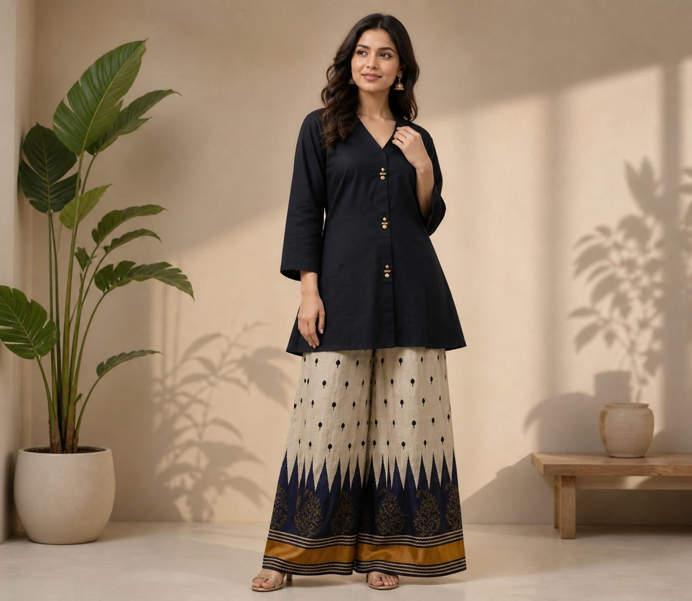 pure-crepe-co-ord-set-with-ajrakh-print-palazzo-black-1