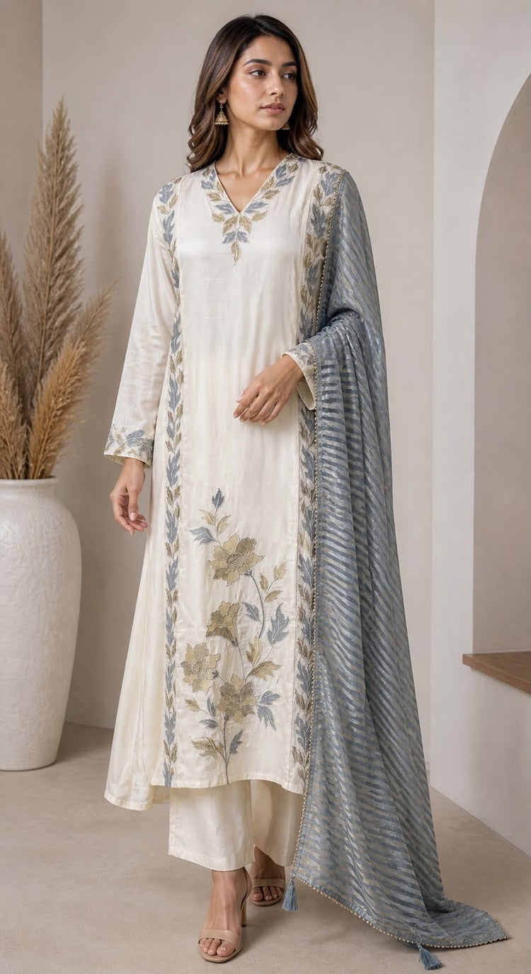 pure-crepe-embroidered-a-line-suit-set-with-mul-cotton-lining-bell-sleeves-paired-with-tissue-dupatta-earthy-blue-2