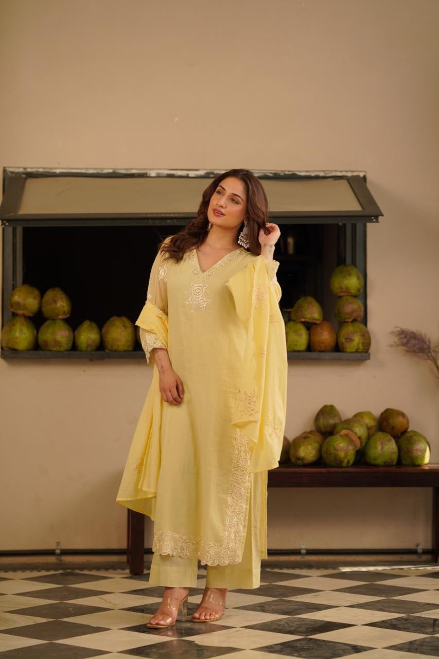 pure-crush-cotton-embroidered-suit-set-with-lining-lemon-yellow-2