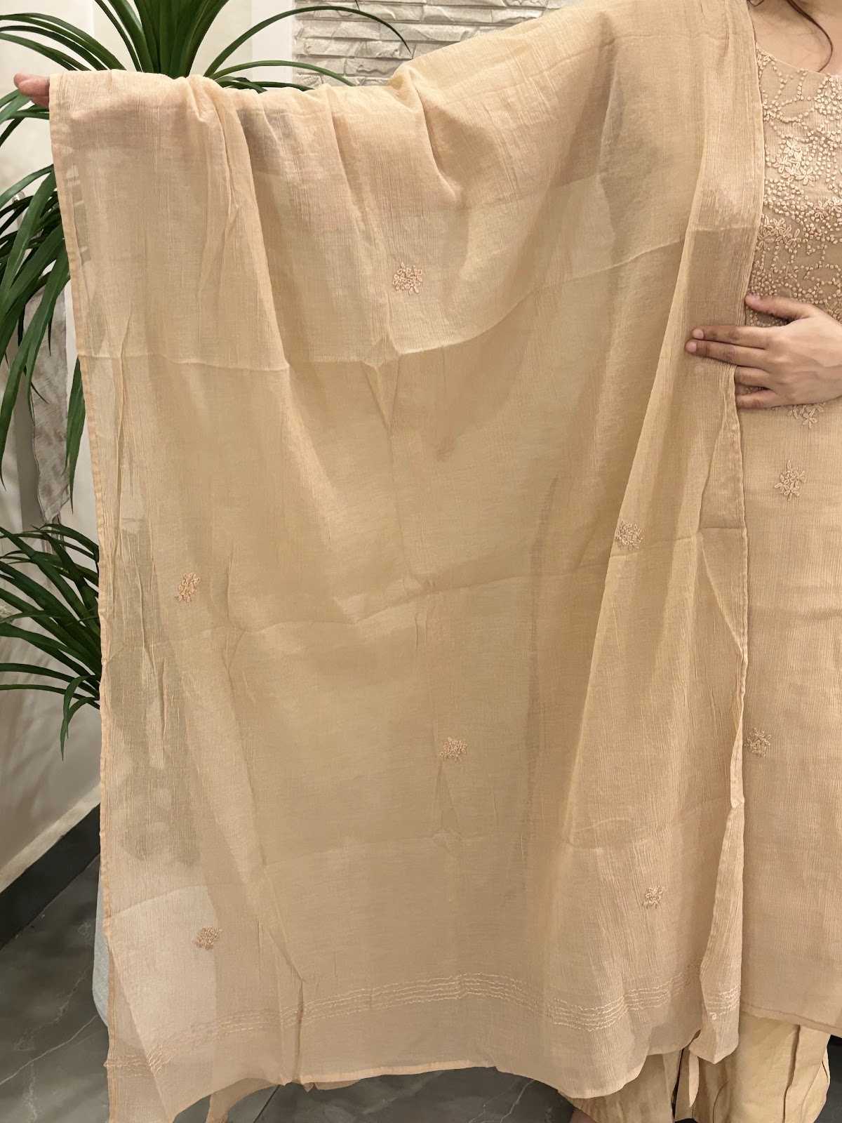pure-crush-cotton-hand-embroidered-straight-fit-suit-set-with-mul-cotton-lining-light-brown-3