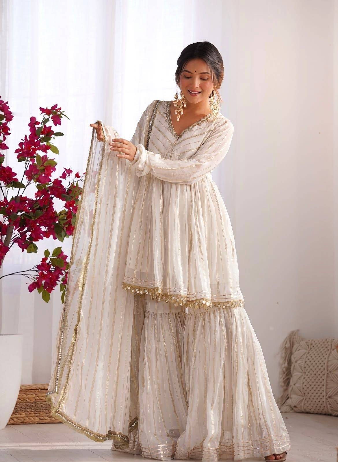 pure-georgette-lures-hand-embroidered-sharara-suit-set-white-1