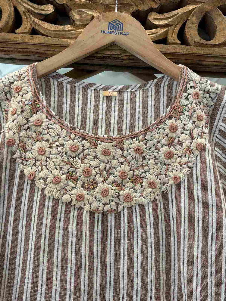 pure-handloom-cotton-hand-embroidered-kurta-brown-2