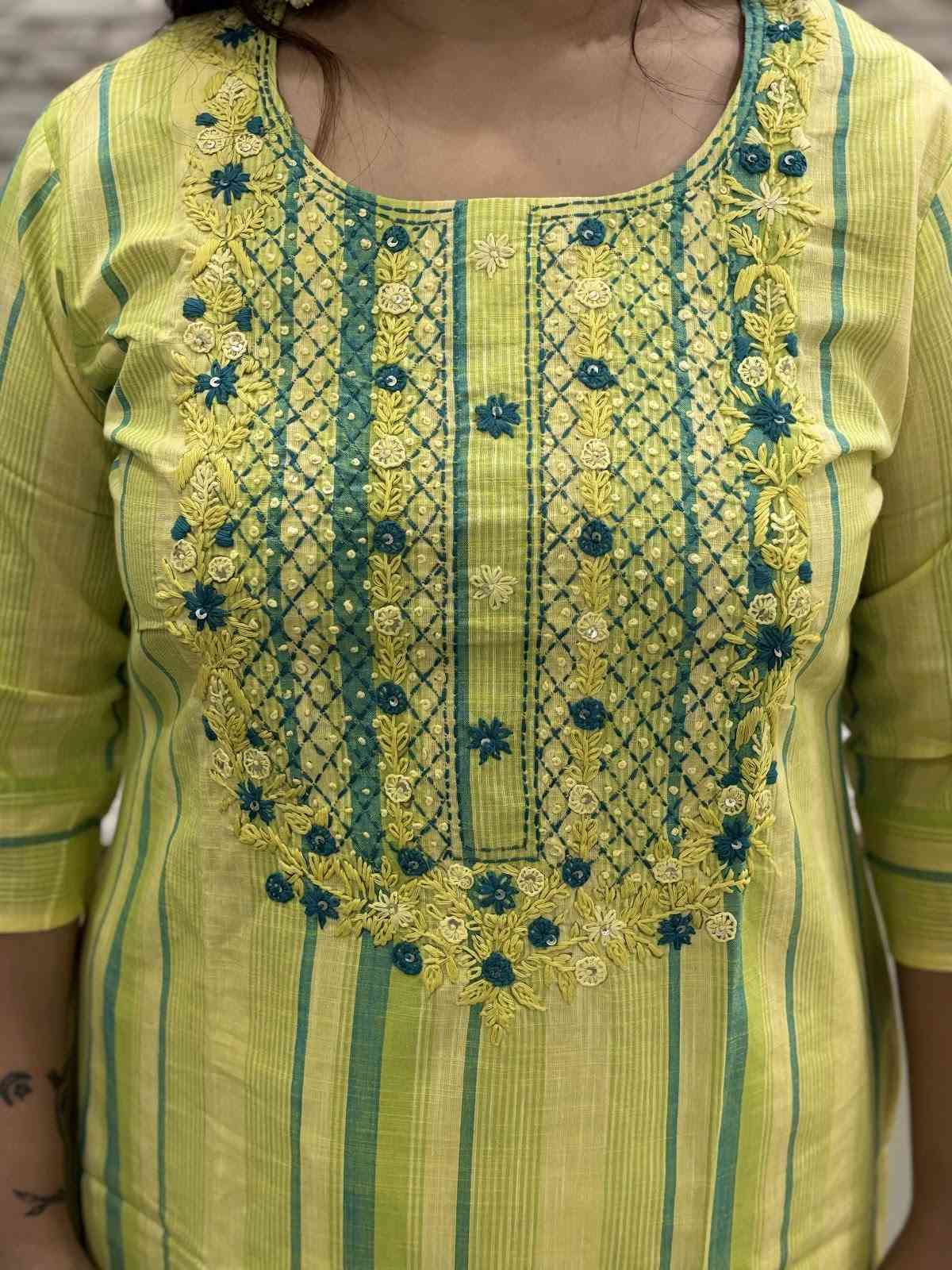 pure-handloom-striped-hand-embroidered-pant-set-yellow-2