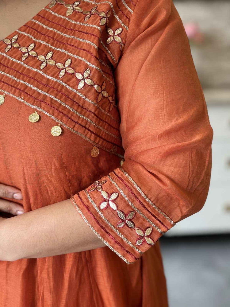 pure-mul-chanderi-gota-work-a-line-suit-set-paired-with-gota-work-mul-chanderi-dupatta-rust-4