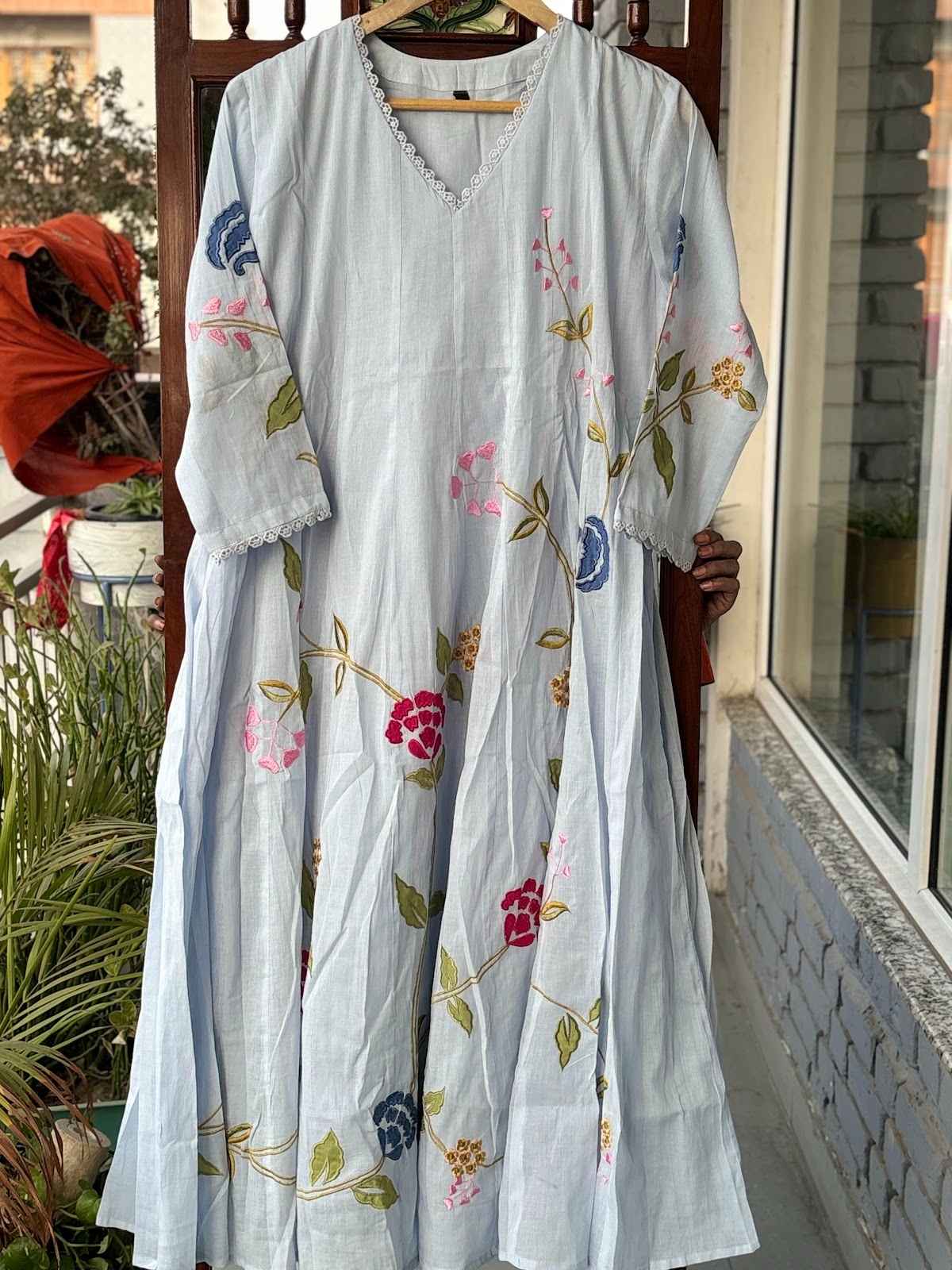 pure-mul-cotton-appliquÃ©-work-anarkali-dress-with-lining-ice-blue-1