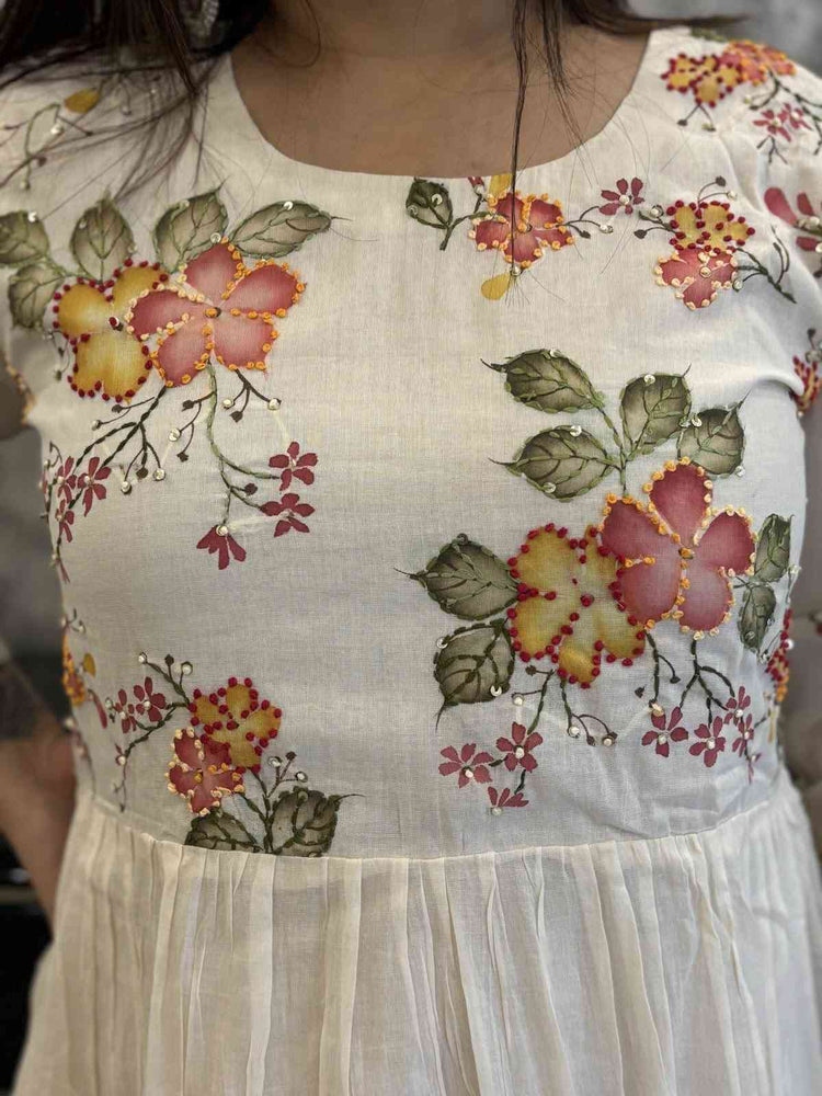 pure-mul-cotton-hand-painted-katha-work-embroidered-dress-off-white-and-orange-2