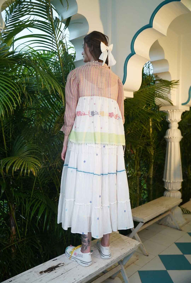 pure-mul-cotton-jamdani-dress-with-cotton-lining-pockets-paired-with-jamdani-shrug-white-4