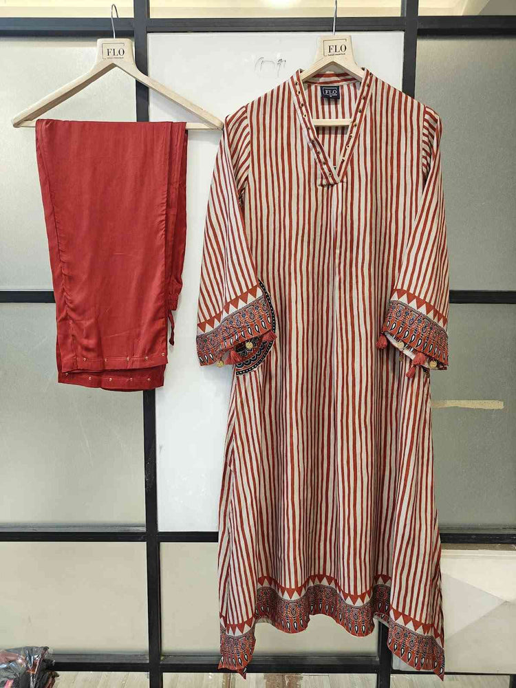 pure-muslin-a-line-ajrakh-print-pant-set-maroon-1