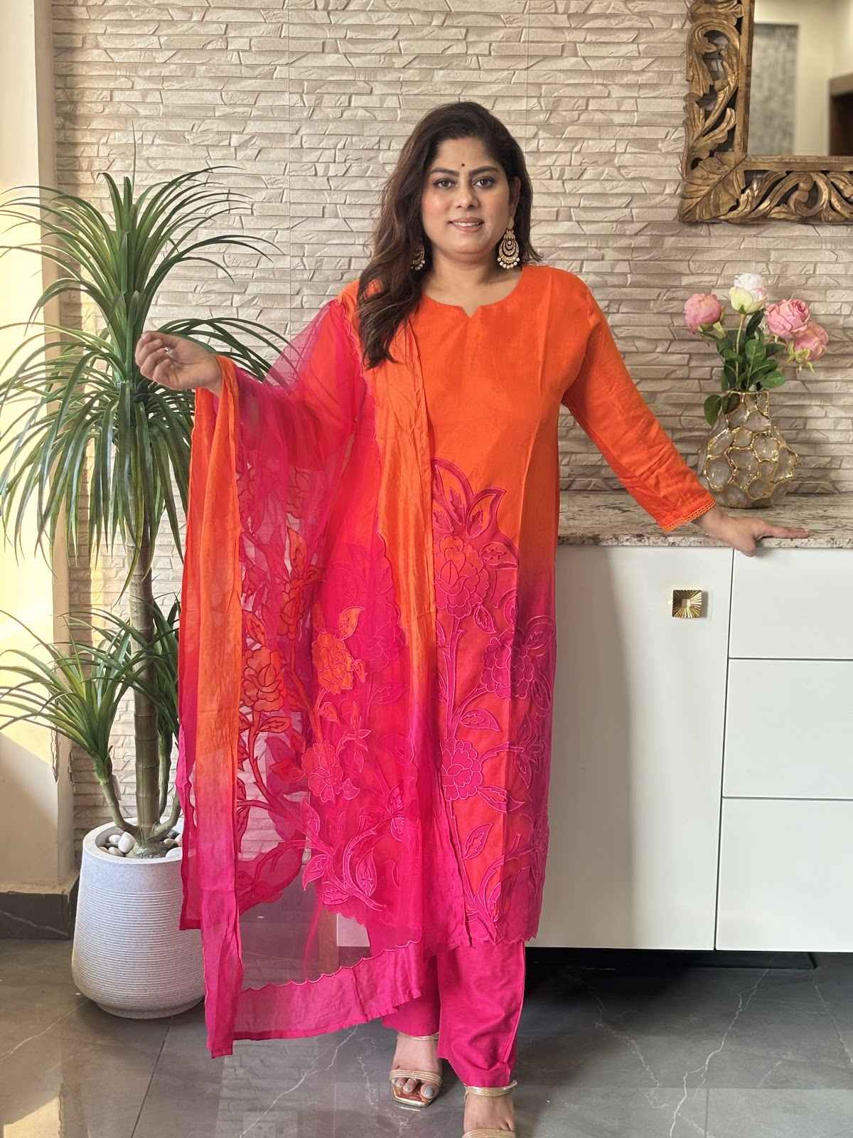 pure-muslin-cut-work-straight-fit-suit-set-with-cotton-lining-paired-with-ombre-shade-cut-work-net-dupatta-col-orange-1