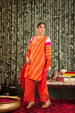 pure-muslin-lehariya-print-hand-embroidered-suit-set-with-farshi-salwar-orange-2