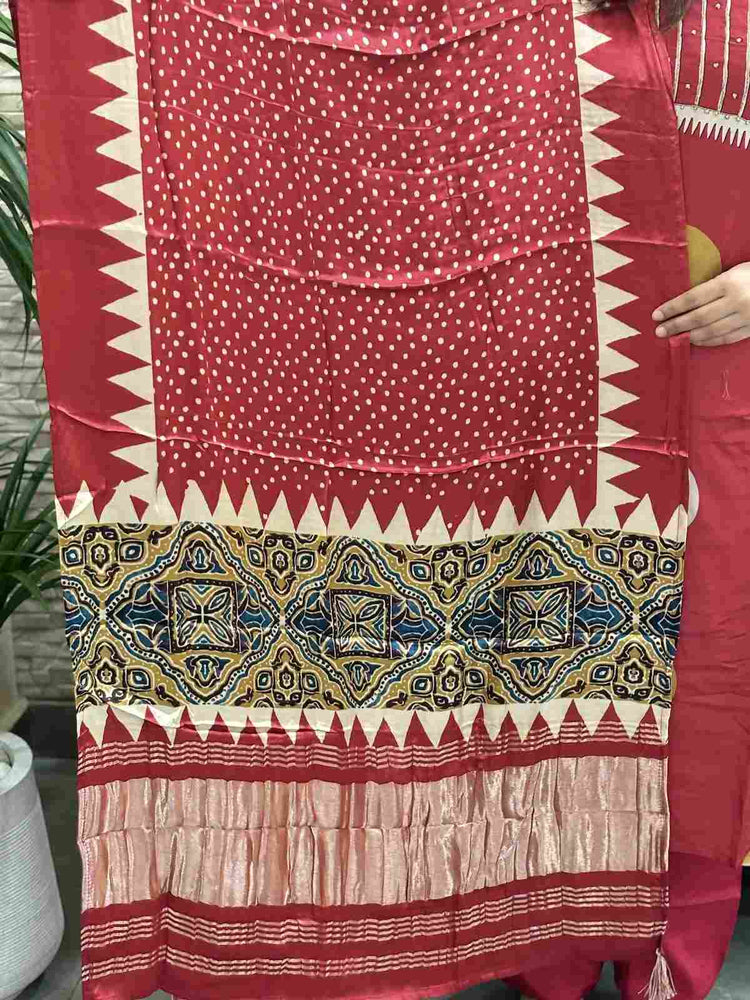 pure-russian-silk-polka-dot-a-line-suit-set-paired-with-premium-gajji-silk-dupatta-maroon-3