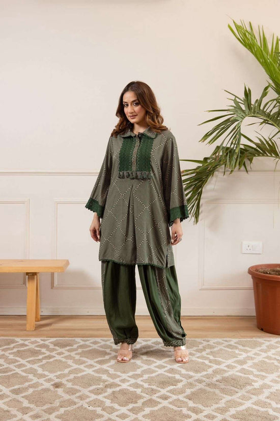 rayon-afghani-style-co-ord-set-green-1