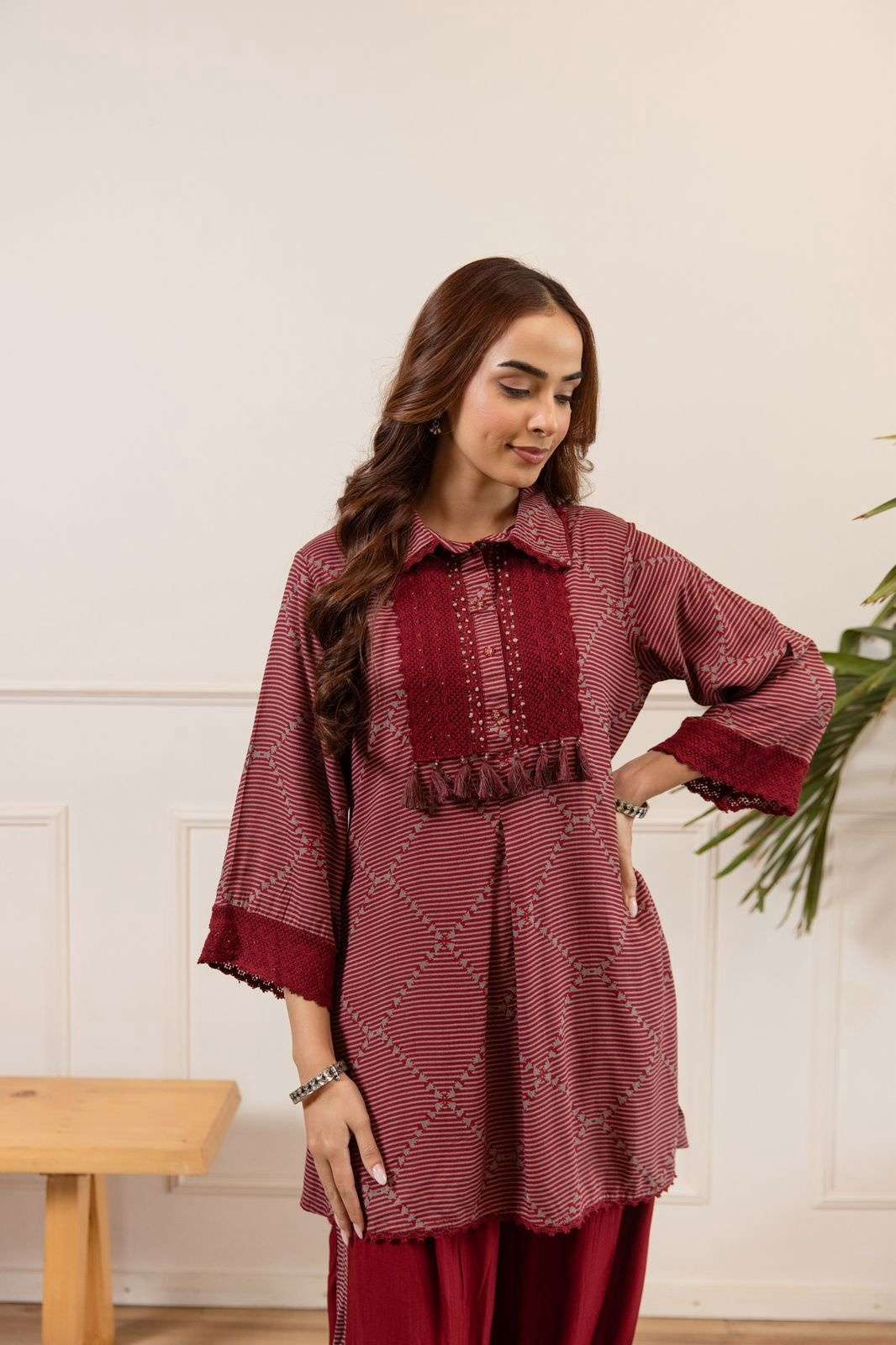 rayon-afghani-style-co-ord-set-maroon-2