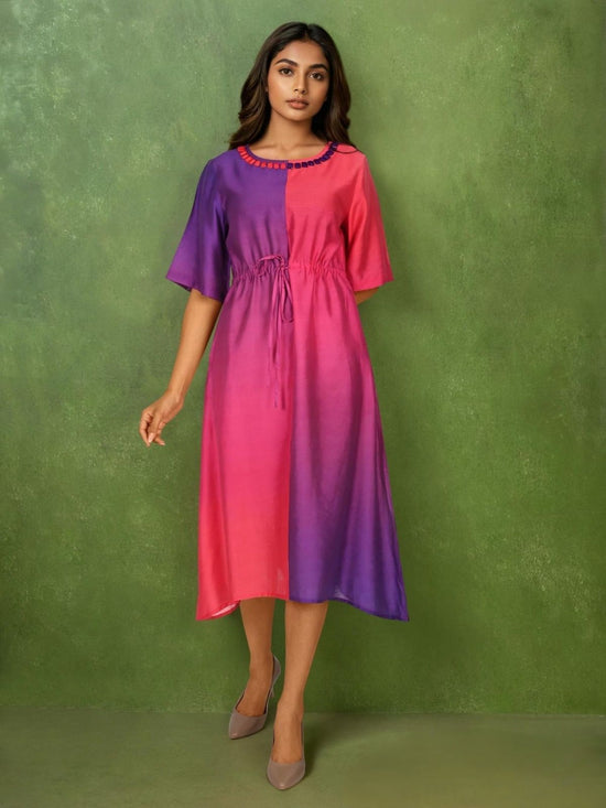 roman-silk-ombre-shade-dress-with-adjustable-waist-purple-1