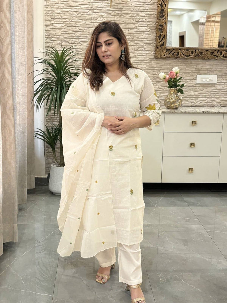 silly-cotton-a-line-hand-embroidered-suit-set-with-floral-digital-print-dupatta-with-cotton-lining-off-white-with-yellow-work-1