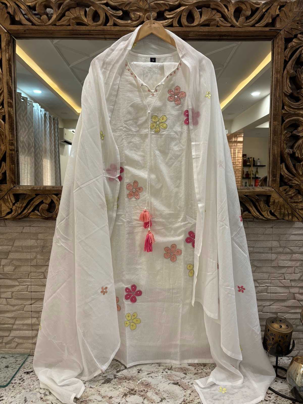 silly-cotton-applique-work-suit-set-with-lining-off-white-1