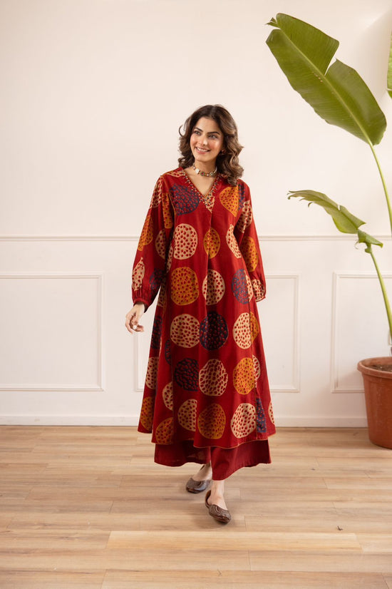 soft-cotton-flex-print-relaxed-with-pant-set-with-embroidered-neck-maroon-1