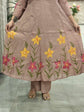 surat-mul-chanderi-hand-brush-paint-anarkali-with-cotton-lining-brown-5