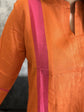 Viscose Silk Pant Set in Orange