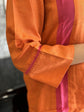 Viscose Silk Pant Set in Orange